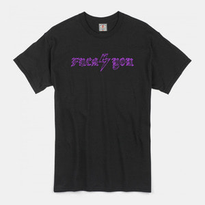 Fxxk You 02 T-Shirts black/purple