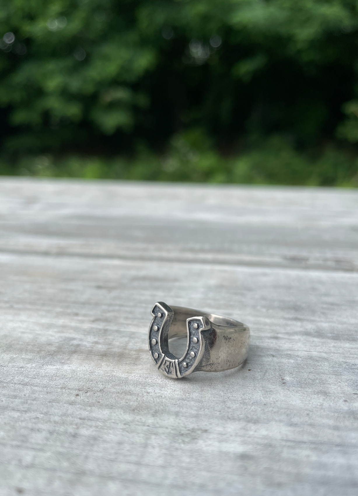 HORSE SHOE SILVER RING 15호