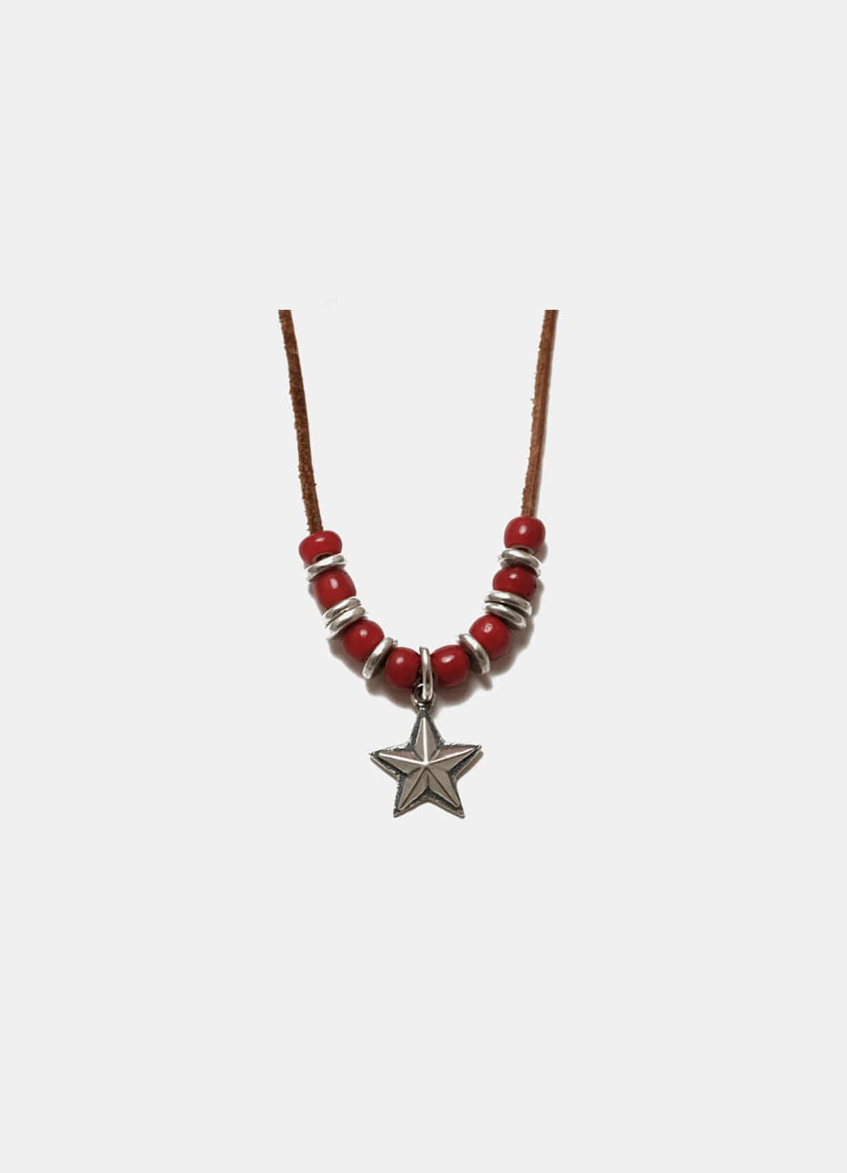 [fluid] star pendant beads necklace