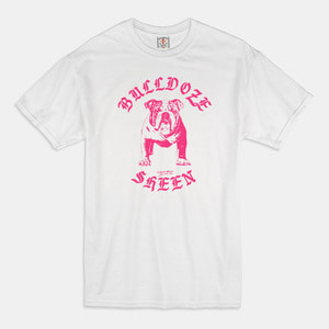 Bulldoze T-Shirts white / pink